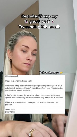 Professional Follow-Up Email Template for Ghosted Job Interview | Career Tips