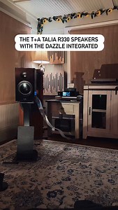 This is so far, my fave speaker with the Dazzle amp. The T A Talis R330 are small, but high end and they sound like it. Made of aluminum and challenge my big Icon 12s! #hifi #audio #hifihuff #audiophile | Steve Huff Photo
