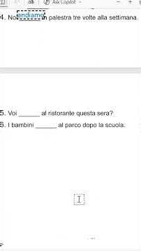 ANDARE Exercise 🇮🇹 | Test Your Italian Now!