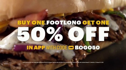 Subway TV Spot, 'Fresh Deal: BOGO 50% Off' Featuring Stephen Curry