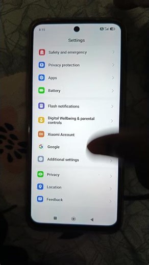 redmi show password setting #shorts #short #trendingshorts