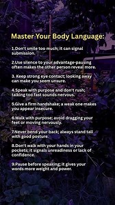 Master Your Body Language 👀🔥 (9 Power Moves)