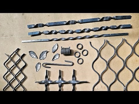 como hacer 8 figuras de Metal para Herrería
