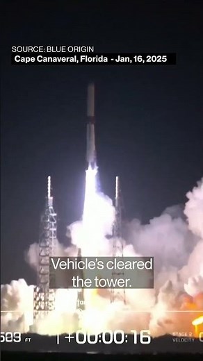 Blue Origin's New Flagship Rocket Lifts Off for First Time