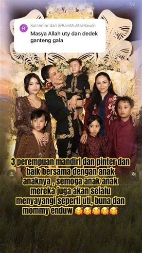 3 perempuan mandiri dan pinter dan baik bersama dengan anak anaknya #fujian #fuji