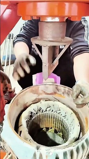 Full Process of Electric Motor Stator Disassembly - Internal Structure Revealed!