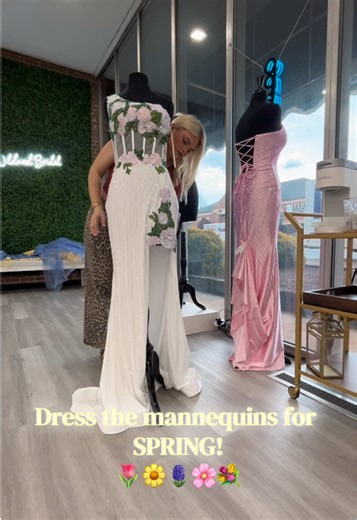 Spring Mannequin Makeover at Wildwood Bridal