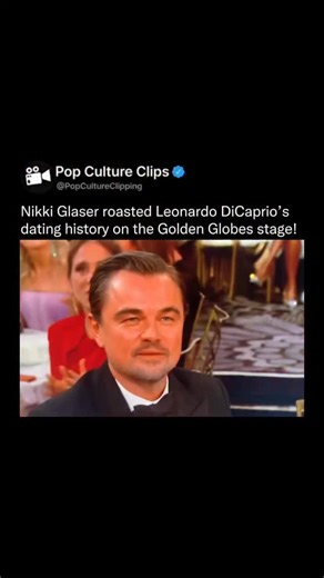 Underrated Ai Clips on Instagram: "Comedian Nikki Glaser took over the Golden Globes stage with a monologue that directly addressed one of the most long-standing conversations on the internet: Leonardo DiCaprio’s dating history. While appearing to earnestly praise the actor’s extensive cinematic achievements and incredible career longevity, Glaser subverted the tribute with a sharp punchline focused on the age of his partners. She remarked that the most impressive thing about his success was tha