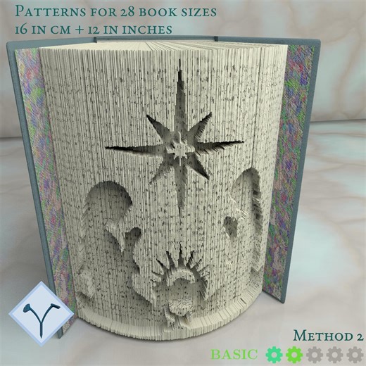 Holy Family, Crib: DIY Cut & Fold Art, Book Folding Pattern and Instructions (PDF) - Etsy