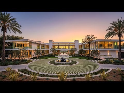 Inside a $200,000,000 Bel Air Mansion with panoramic views of the entire Los Angeles city skyline