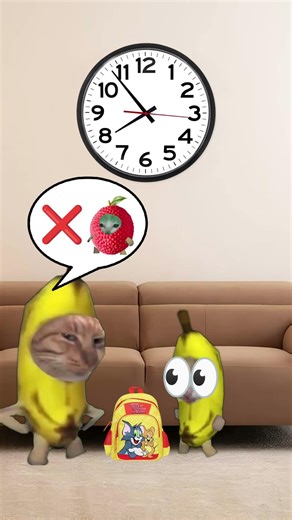 Banana Cat Baby tricks Banana Cat with Makeup Injury 🐱❤️ #catmemes #cat #shorts #fyp #bananacat