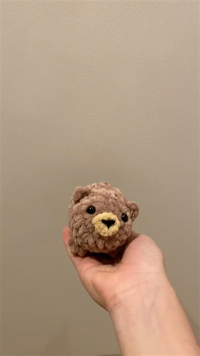 Crochet a bear with me! Pattern by @themaryjay #crochet #crochetbear #fyp #howtocrochet #bearpattern
