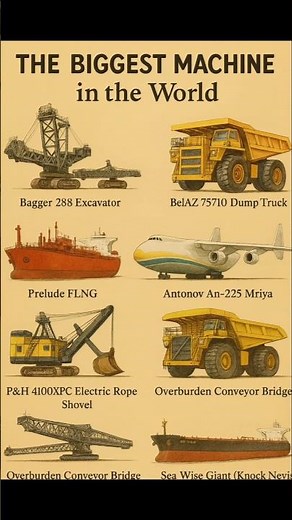 World’s Biggest Machines Ever Built 😱 | Giant Engineering Wonders #engineering