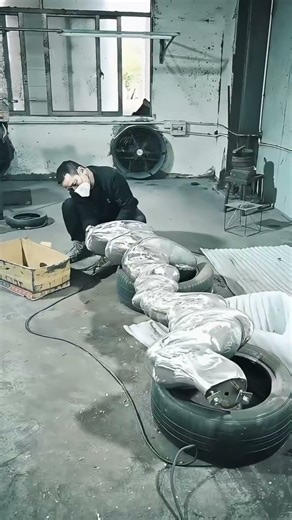 How to make a steel sculpture short demo! China sculpture fabrication, China public sculpture maker