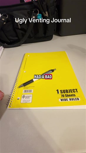 Here is how you use an ugly venting journal. #journal #journaling
