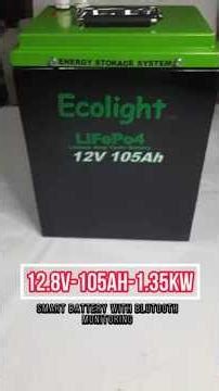 #04 12.8V 105AH 1.35 Kwh Vertical LiFePo4 Lithium Inverter Battery🔋 Best Battery For Home Inverter🔥