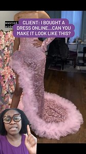 470K views · 10K reactions | Dress revamp. Client ordered a dress that she wanted changed up a little. This was how I helped her. Time and budget was also a factor. Adding a train would have meant more tulle and costing more.  | Monde's Threads | Facebook