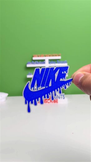 3d printed NIKE LOGO #3dprinting #3dprinted #viral #fypシ #foryou