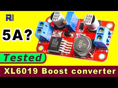 Review of XL6019 Boost converter module - Robojax