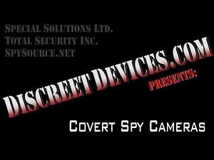 Discreet Devices: Covert Spy Cameras