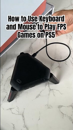 How to Use Keyboard and Mouse to Play FPS Games on PS5 #ps5 #rainbowsixsiege #cod #overwatch