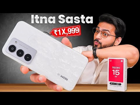 Redmi 15 Unboxing 🚀 ️| 144 Hz Display + 7000mAh 🔋 | Best Smartphone under 15000 ? 🤔