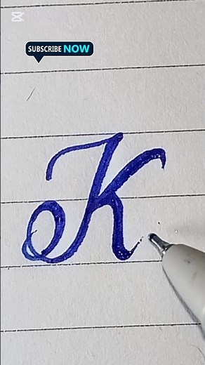 How to Craft Elegant Calligraphy Letters K | Calligraphy K | #calligraphy#handwriting#letteri #abcd