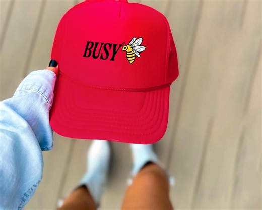 Busy Bee Sunflower Trucker Hat, Cute Summer Mesh Cap, Floral Graphic Snapback, Nature Lover Hat, Bee Enthusiast Gift Cap - Etsy