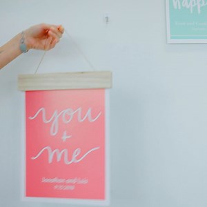 You can give a unique gift even if it’s last-minute. Wood Hanger Board Prints feature hand-drawn designs, personalized by you—and they’re ready today with free Same Day Pickup! | Walgreens