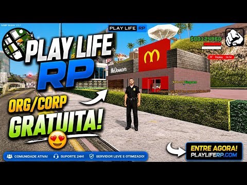 ESSE E O MELHOR SERVIDOR COM ORG/CORP DE GRAÇA!😍 GTA SAMP ANDROID/PC