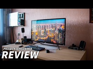 The Philips 43" 436M6VBPAB - 4K and HDR - REVIEW by Tanel!