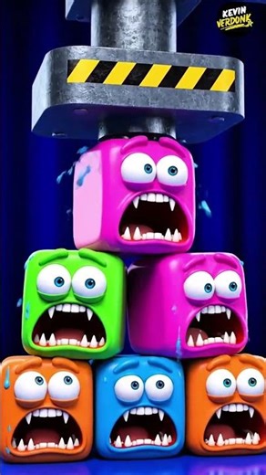 Cube Monster Stack Panic #shorts