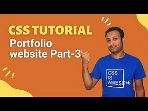css full course bangla tutorial 58 : Project 3 | portfolio (part-3) | about me section design