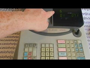 Program Department Name Casio TE-100 / TE100 / TE-2000 / TE2000 / PCR-T100 / PCRT100 / PCR-T2000