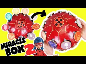 Miraculous Ladybug NEW Miracle Box Handmade Jewelry and Kwamis Surprises from Master Fu