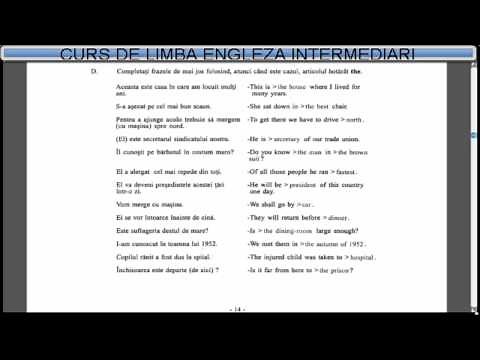 English course intermediate level (topic+vocabulary) - Lesson 1