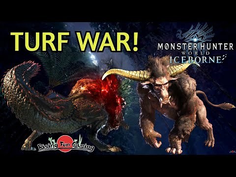 MHWorld Iceborne: Rajang vs Savage Deviljho Turf War