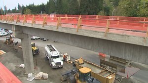 East Link light rail between Seattle and Redmond halfway done