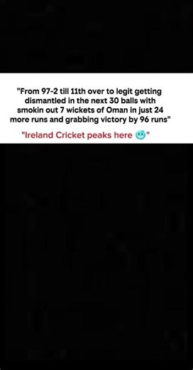 Ireland cricket peaks here 🔥 #t20worldcup