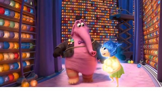 “I’m mostly cotton candy, but shape-wise, I’m part cat ... part elephant ... part dolphin." - Bing Bong Inside Out available now. | Disney