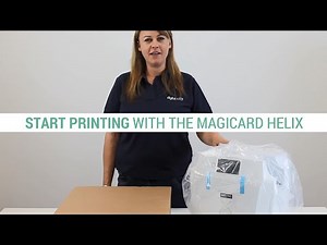 How to Set Up the Magicard Helix Retransfer Printer
