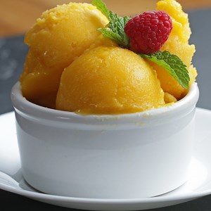 3-Ingredient Mango Sorbet Recipe by Tasty