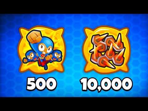 10,000 Road Spikes vs 500 Super Money Storms (BTD 6)