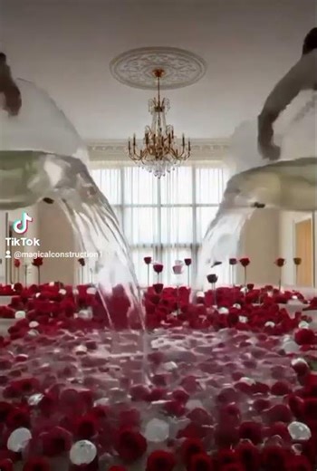 Thousands of Roses Trapped Inside This Floor 🌹💎