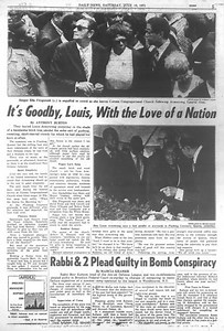 Louis Armstrong’s body is laid to rest in Queens