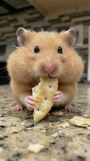 HAMSTER Cheeks EXPLODING! #Shorts #Cute #Funny