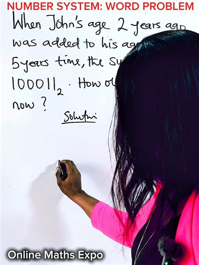 How to solve Word Problem on Number Bases #maths #viralmaths #viralmath #mathviral #viralfypシforyoupage #viralfacebookvideo #algebra | Online Maths Expo