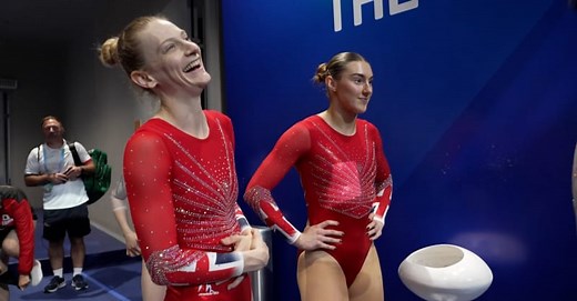 Bryony Page & Izzy Songhurst: The perfect synch, on and off the trampoline (video)