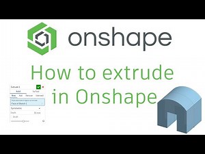 How to extrude in Onshape