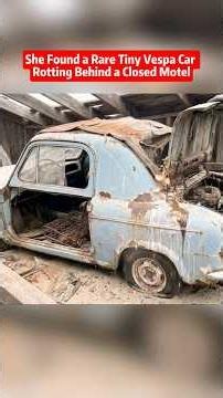 Rare Vespa 400 Microcar Restoration | From Rust to Roadworthy! #carrestoration #car